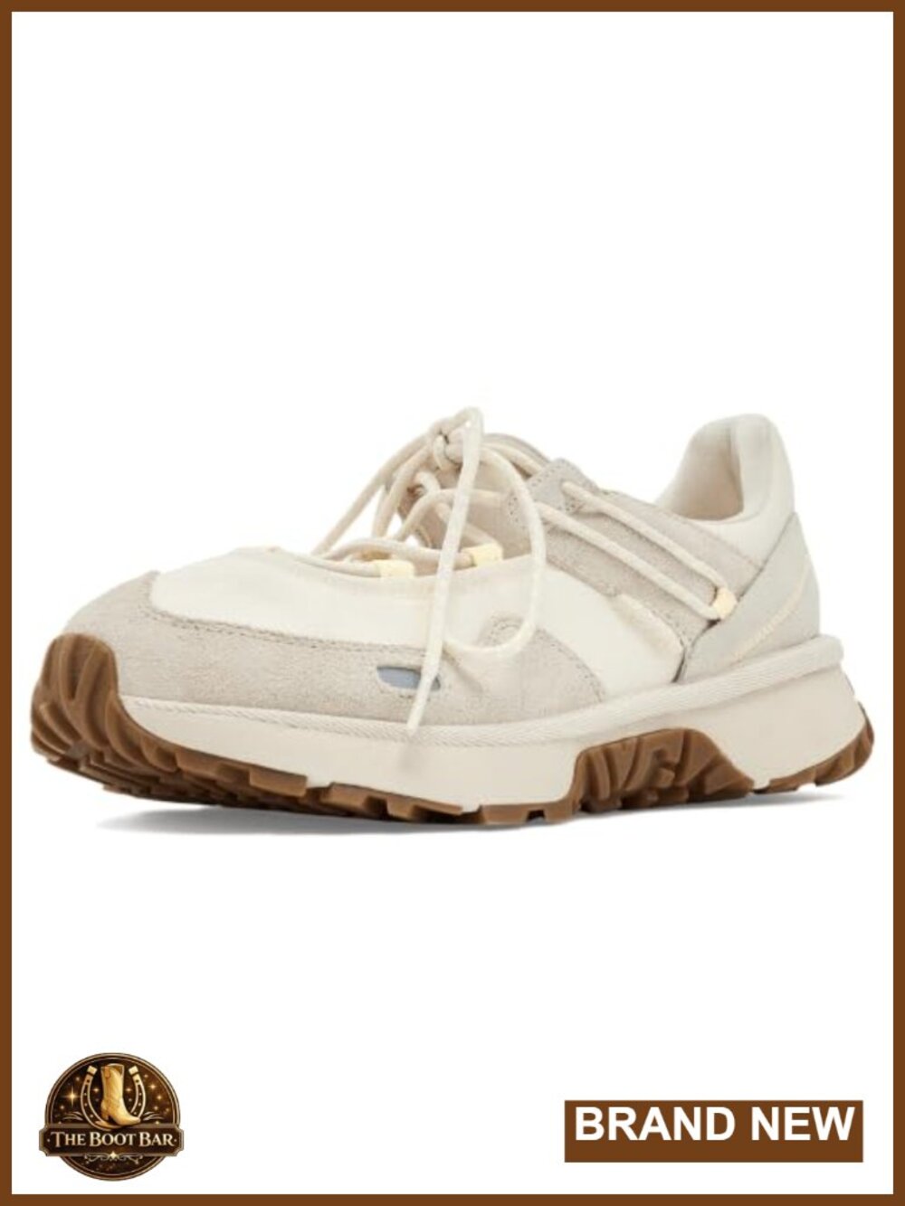 UGG Retrofi Low Ballet Sneaker Suede Lace-Up Round Toe Casual